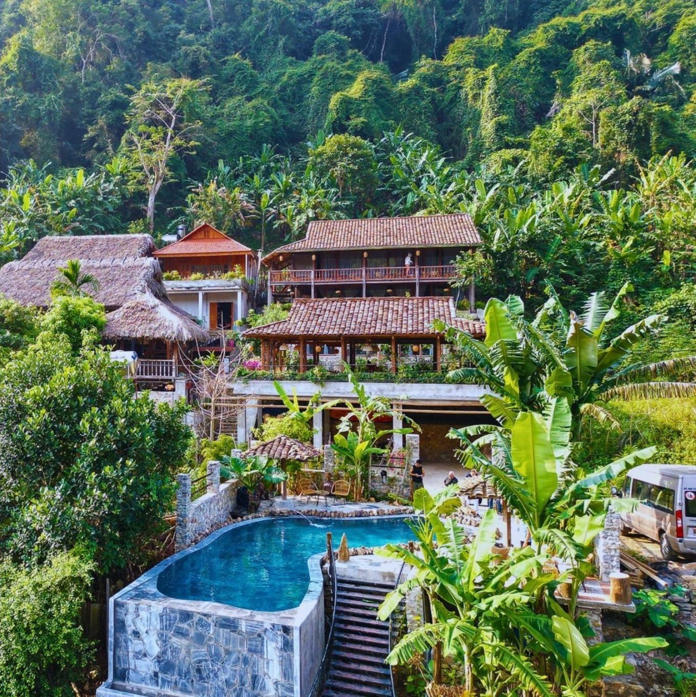 Ba Be Jungle Houses Экстерьер фото
